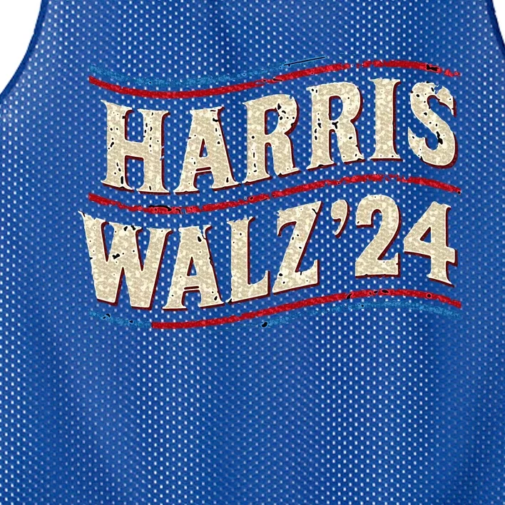 Kamala Harris Tim Walz First Female President Mesh Reversible Basketball Jersey Tank