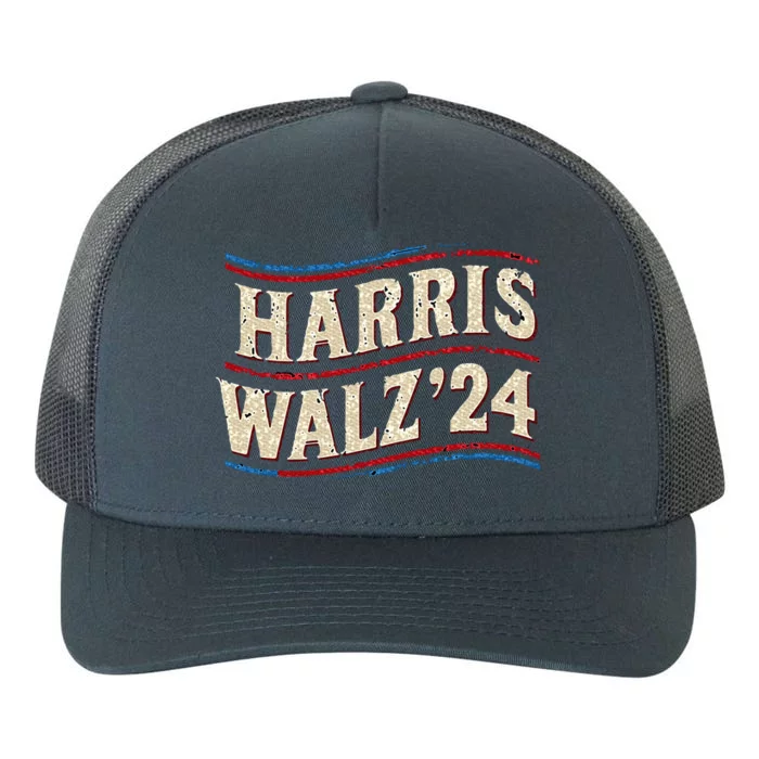 Kamala Harris Tim Walz First Female President Yupoong Adult 5-Panel Trucker Hat