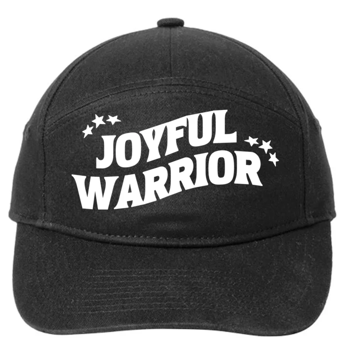 Kamala Harris Tim Walz Waltz 2024 Joyful Warriors 7-Panel Snapback Hat