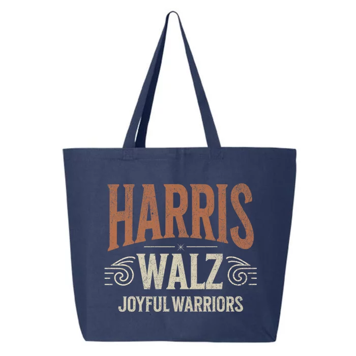 Kamala Harris Tim Walz Waltz 2024 Joyful Warriors 25L Jumbo Tote