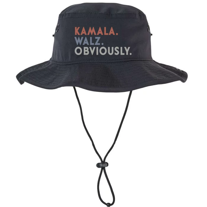 Kamala Harris Tim Walz Obviously Vote Harris Waltz 2024 Legacy Cool Fit Booney Bucket Hat