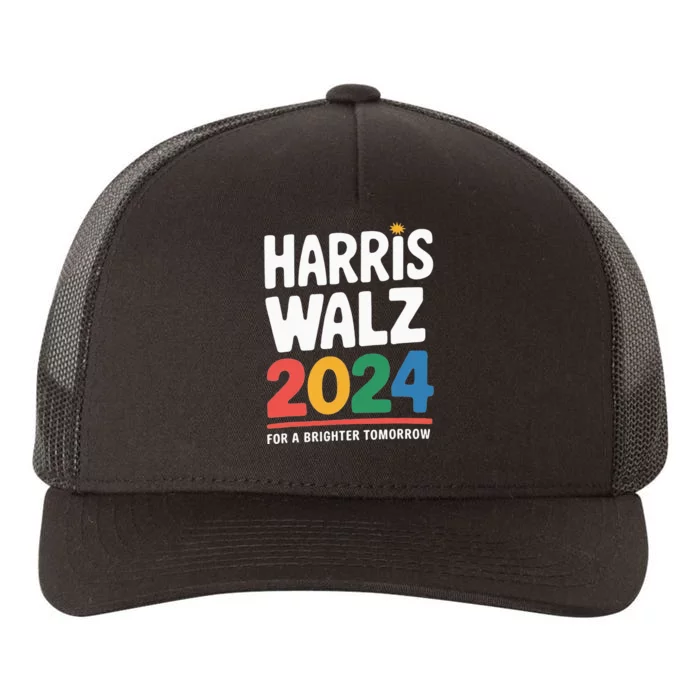 Kamala Harris Tim Waltz Campaign Harris Walz 2024 Yupoong Adult 5-Panel Trucker Hat