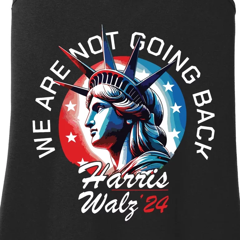 Kamala Harris Tim Walz Waltz For President Patriotic Kamala Ladies Essential Tank