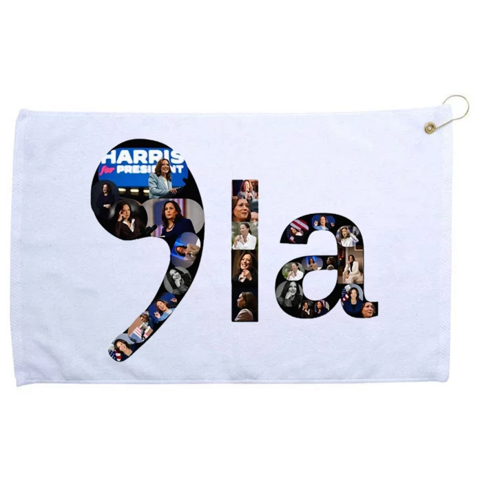 Kamala Harris Trump Presidential Debate 2024 Grommeted Golf Towel