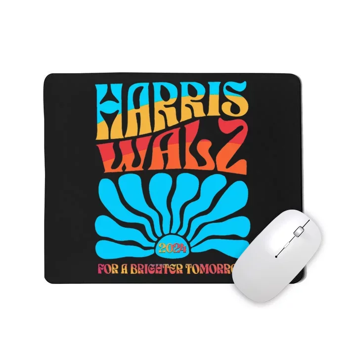 Kamala Harris Tim Walz 2024 For A Brighter Tomorrow Mousepad