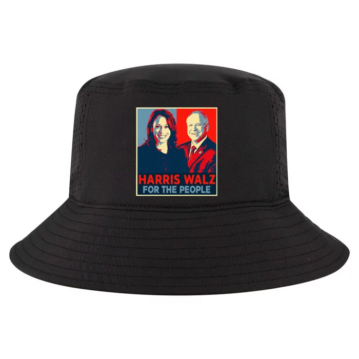 Kamala Harris Tim Walz Waltz For The People 2024 Cool Comfort Performance Bucket Hat