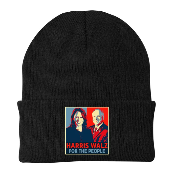 Kamala Harris Tim Walz Waltz For The People 2024 Knit Cap Winter Beanie