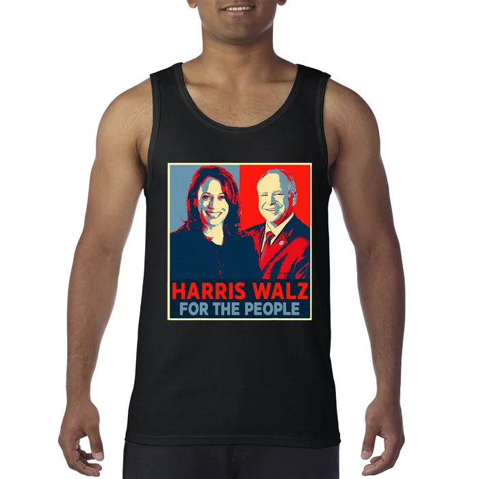 Kamala Harris Tim Walz Waltz For The People 2024 Tank Top