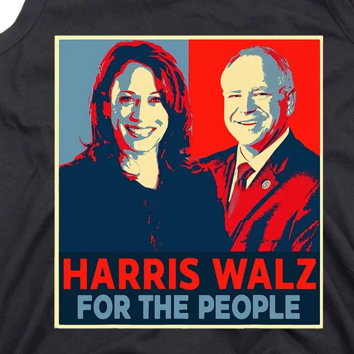 Kamala Harris Tim Walz Waltz For The People 2024 Tank Top