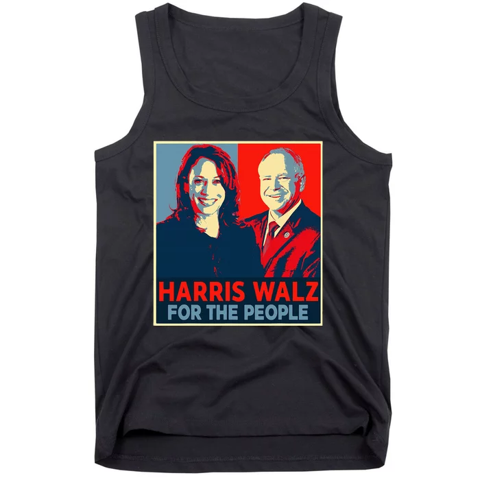 Kamala Harris Tim Walz Waltz For The People 2024 Tank Top