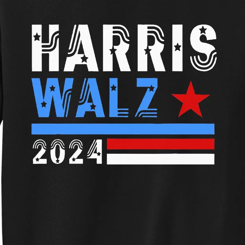 Kamala Harris Tim Walz For President Vote Harris Walz 2024 Sweatshirt