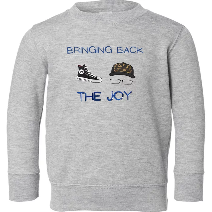 Kamala Harris Tim Walz Waltz Bringing Back The Joy Toddler Sweatshirt