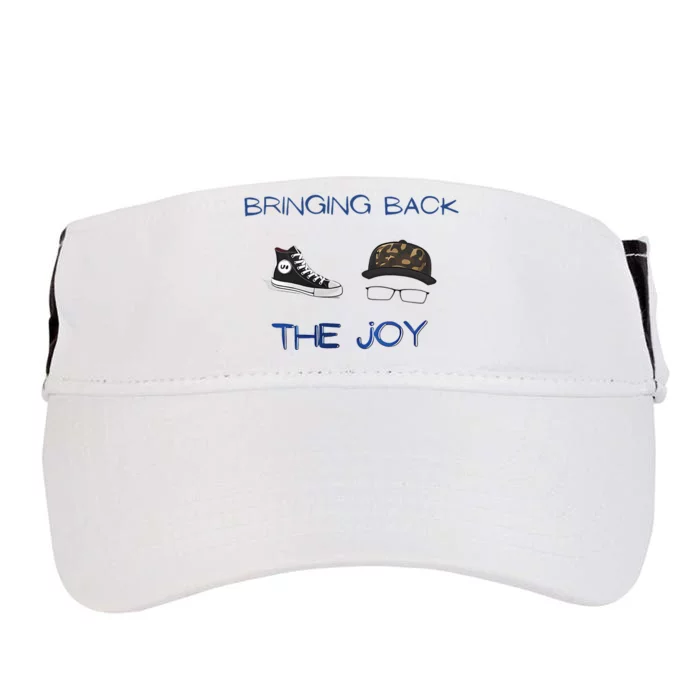 Kamala Harris Tim Walz Waltz Bringing Back The Joy Adult Drive Performance Visor