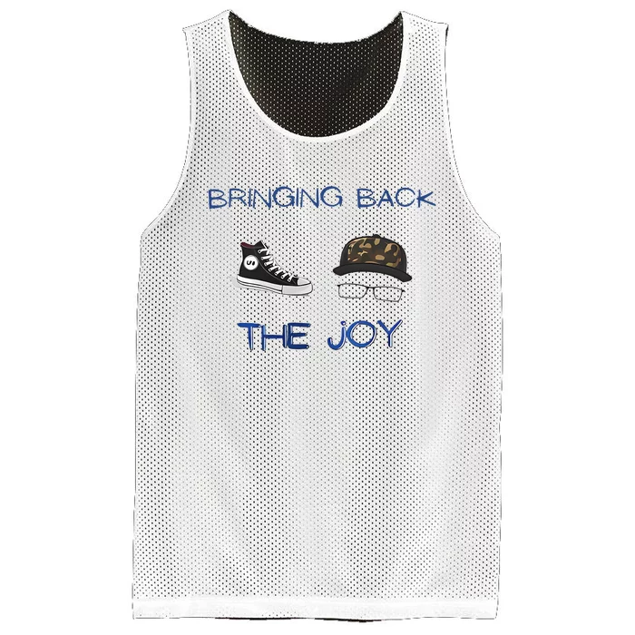 Kamala Harris Tim Walz Waltz Bringing Back The Joy Mesh Reversible Basketball Jersey Tank