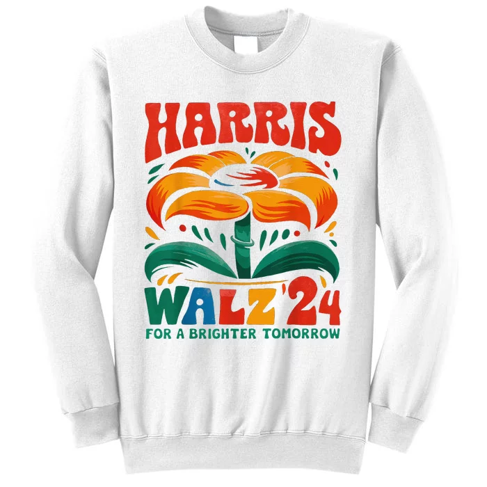 Kamala Harris Tim Walz 2024 Peace Lgbt Harris Walz Waltz Sweatshirt