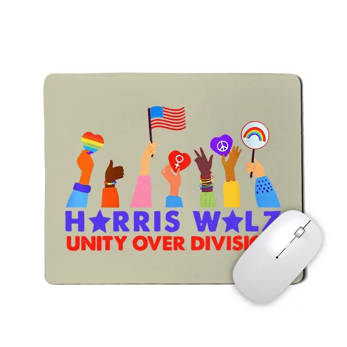 Kamala Harris Tim Walz Walz Boho Aesthetic Mousepad