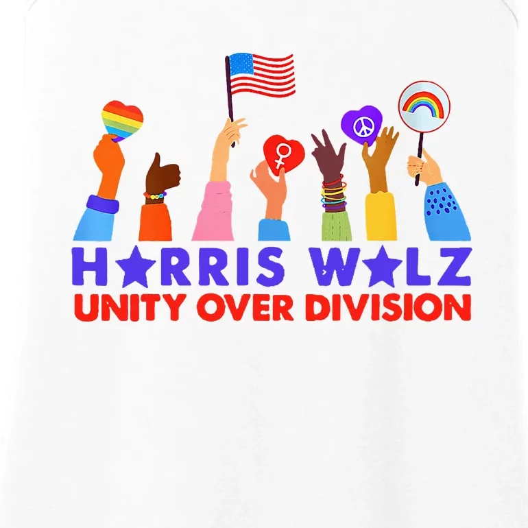 Kamala Harris Tim Walz Walz Boho Aesthetic Ladies Essential Tank