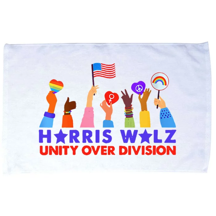 Kamala Harris Tim Walz Walz Boho Aesthetic Microfiber Hand Towel