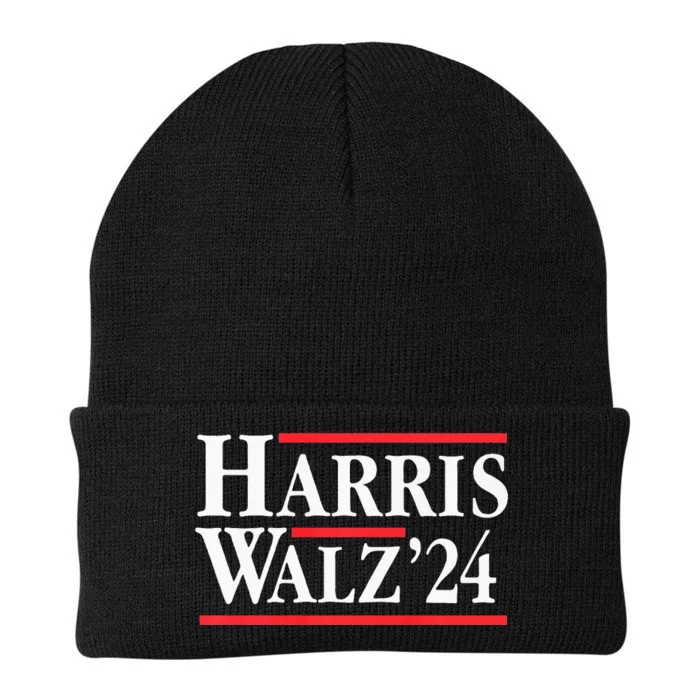 Kamala Harris Tim Walz 2024 Democratic Ticket Premium Knit Cap Winter Beanie