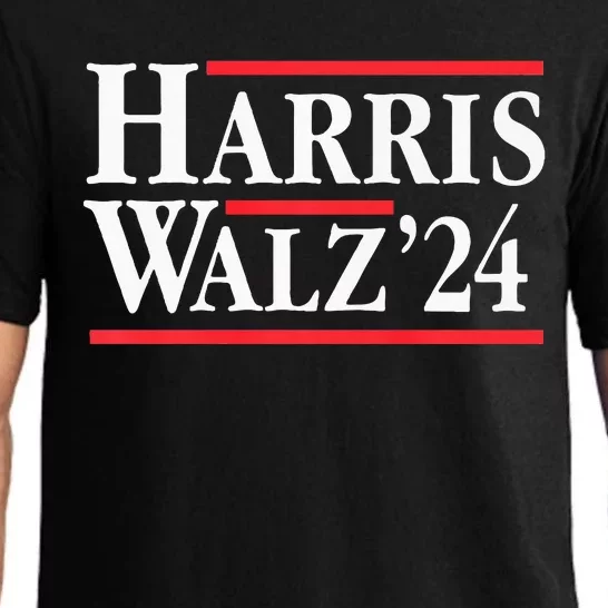 Kamala Harris Tim Walz 2024 Democratic Ticket Premium Pajama Set