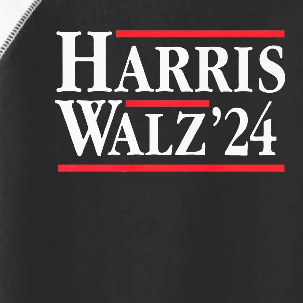 Kamala Harris Tim Walz 2024 Democratic Ticket Premium Toddler Fine Jersey T-Shirt