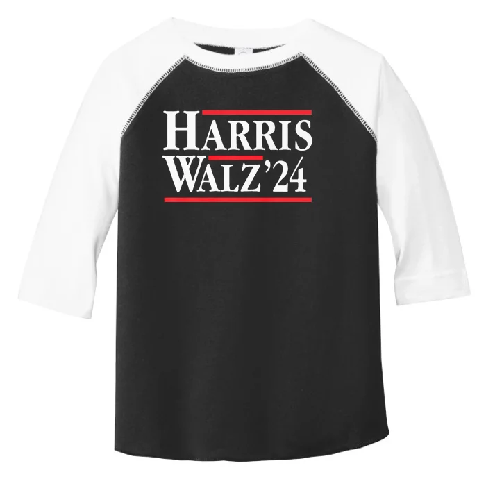 Kamala Harris Tim Walz 2024 Democratic Ticket Premium Toddler Fine Jersey T-Shirt