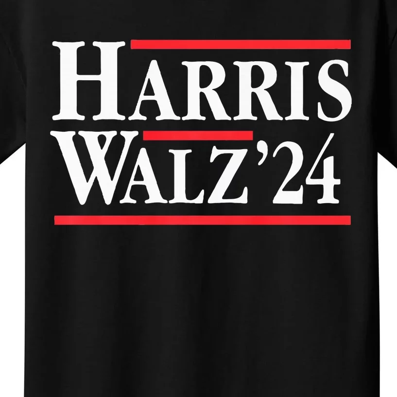 Kamala Harris Tim Walz 2024 Democratic Ticket Premium Kids T-Shirt