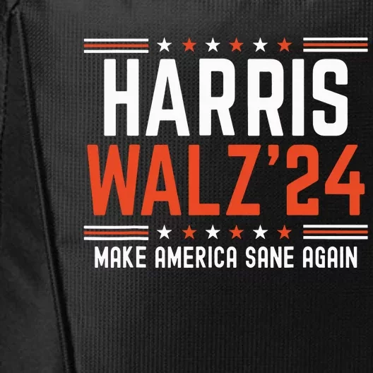 Kamala Harris Tim Walz City Backpack