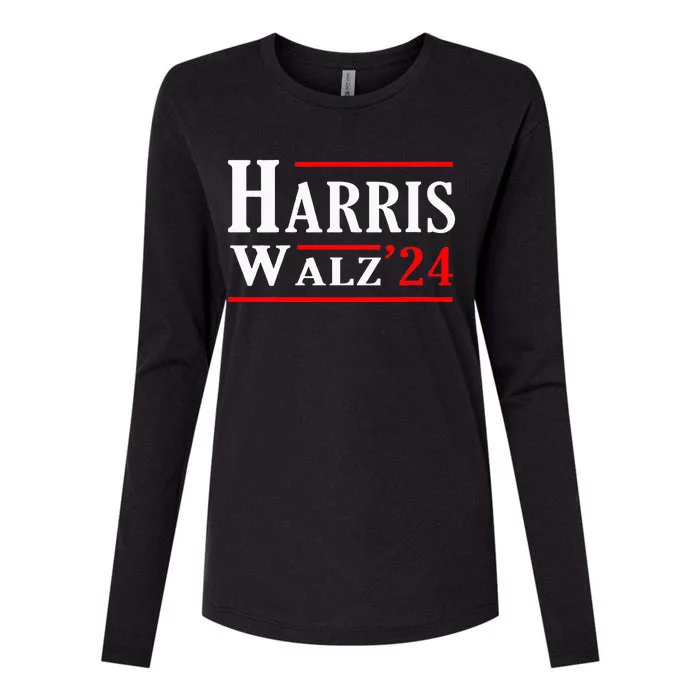 Kamala Harris Tim Walz 2024 Election Harris Walz 2024 Womens Cotton Relaxed Long Sleeve T-Shirt