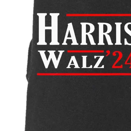 Kamala Harris Tim Walz 2024 Election Harris Walz 2024 Doggie 3-End Fleece Hoodie