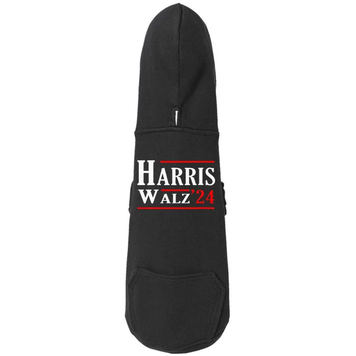 Kamala Harris Tim Walz 2024 Election Harris Walz 2024 Doggie 3-End Fleece Hoodie