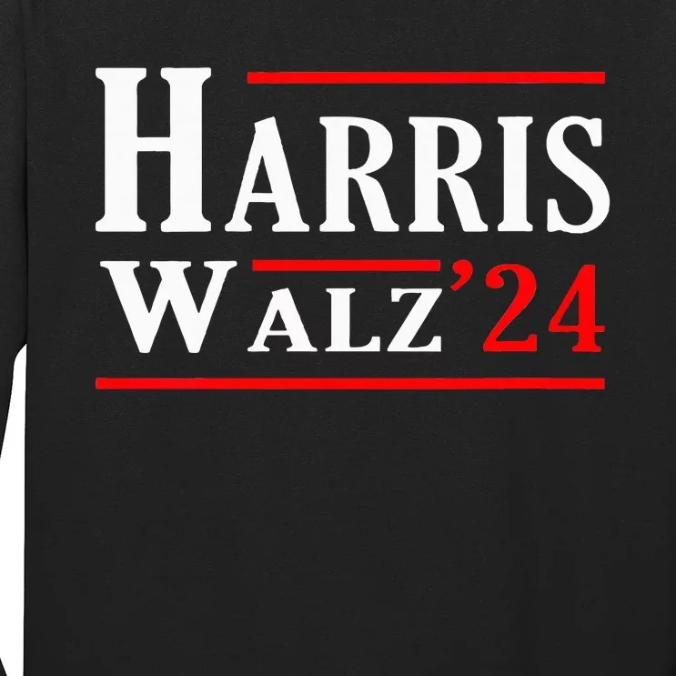 Kamala Harris Tim Walz 2024 Election Harris Walz 2024 Long Sleeve Shirt