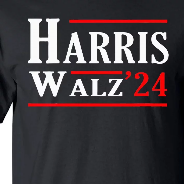 Kamala Harris Tim Walz 2024 Election Harris Walz 2024 Tall T-Shirt