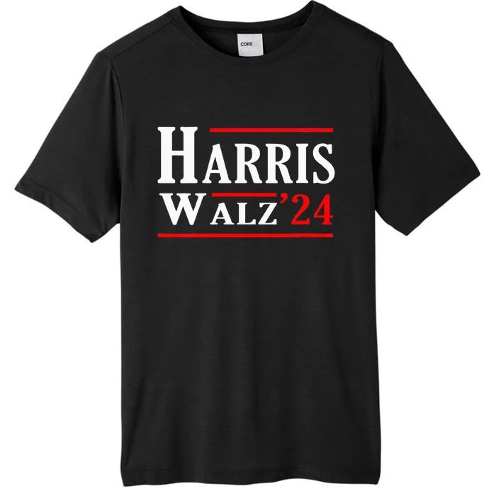 Kamala Harris Tim Walz 2024 Election Harris Walz 2024 ChromaSoft Performance T-Shirt