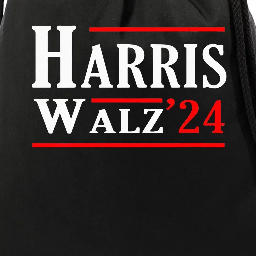 Kamala Harris Tim Walz 2024 Election Harris Walz 2024 Drawstring Bag