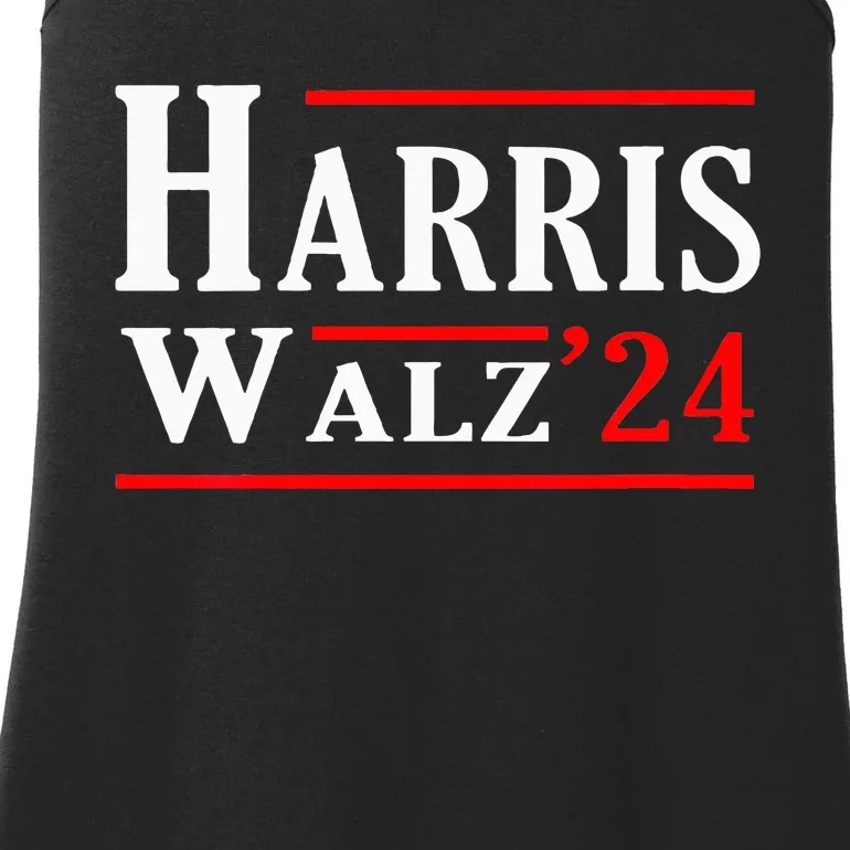 Kamala Harris Tim Walz 2024 Election Harris Walz 2024 Ladies Essential Tank