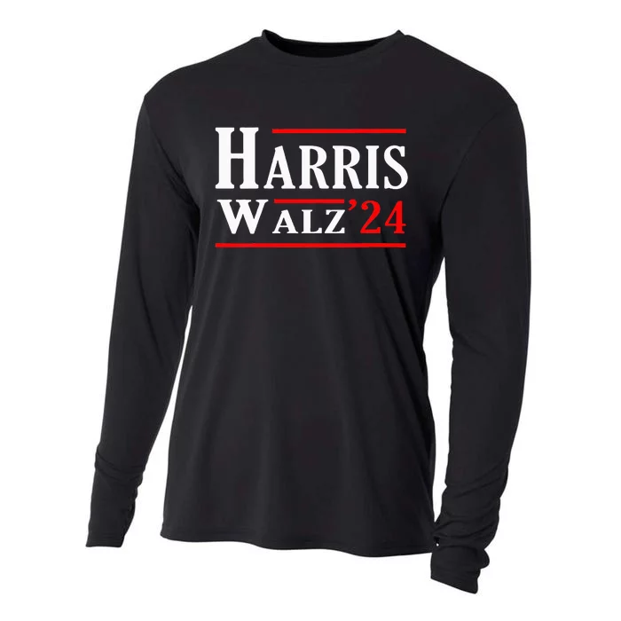 Kamala Harris Tim Walz 2024 Election Harris Walz 2024 Cooling Performance Long Sleeve Crew