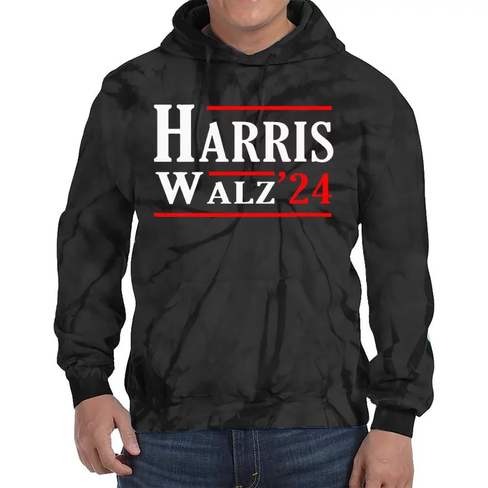 Kamala Harris Tim Walz 2024 Election Harris Walz 2024 Tie Dye Hoodie