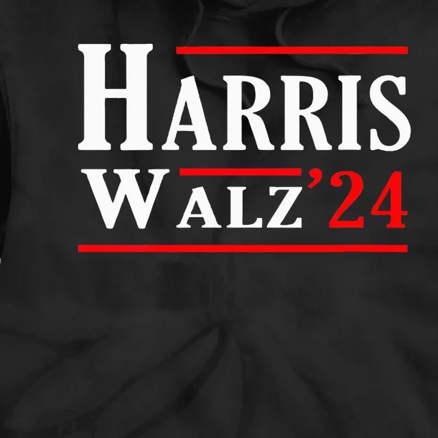 Kamala Harris Tim Walz 2024 Election Harris Walz 2024 Tie Dye Hoodie