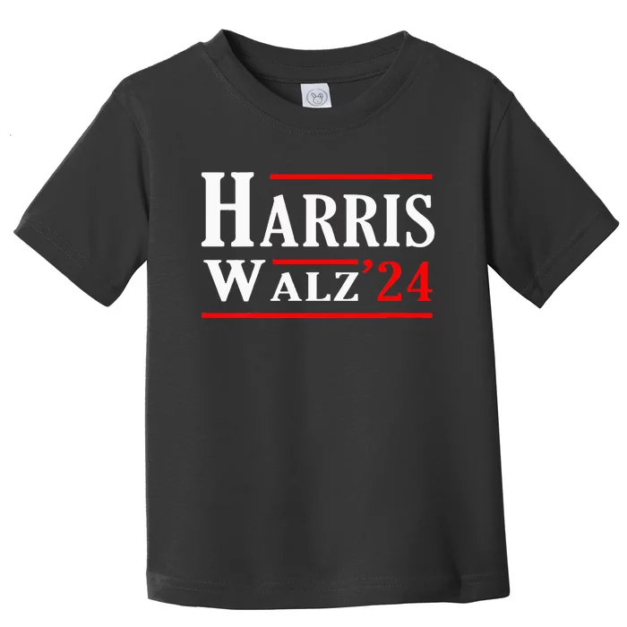 Kamala Harris Tim Walz 2024 Election Harris Walz 2024 Toddler T-Shirt