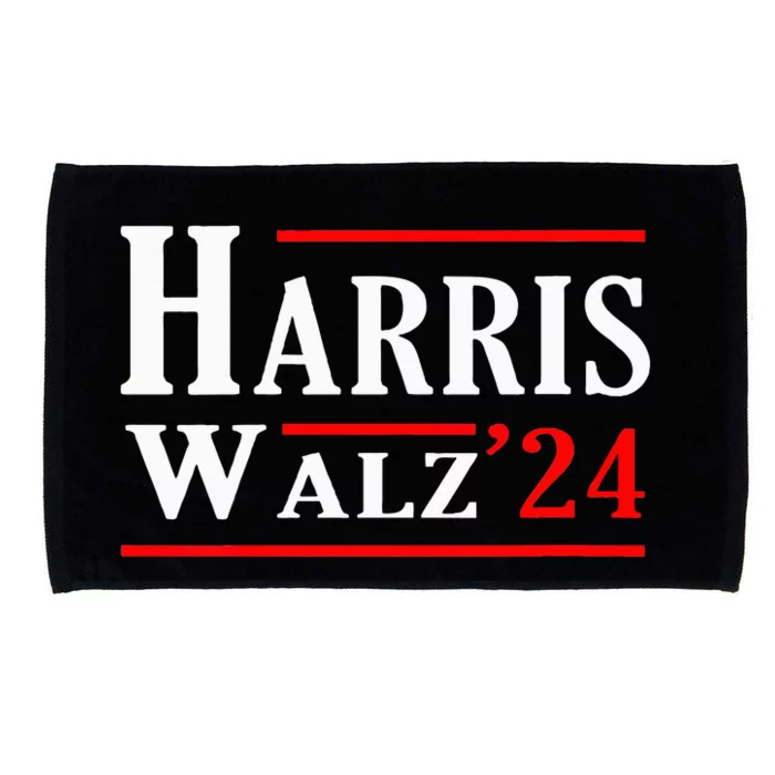 Kamala Harris Tim Walz 2024 Election Harris Walz 2024 Microfiber Hand Towel