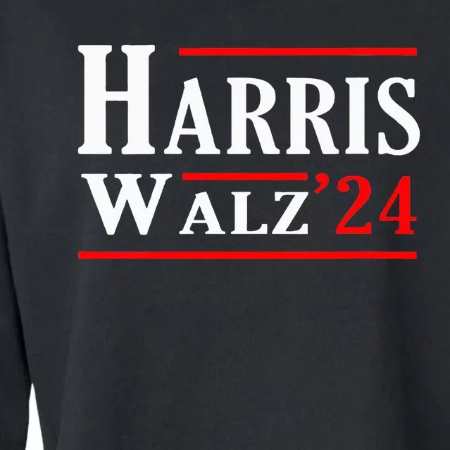 Kamala Harris Tim Walz 2024 Election Harris Walz 2024 Cropped Pullover Crew