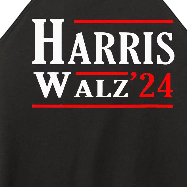 Kamala Harris Tim Walz 2024 Election Harris Walz 2024 Women’s Perfect Tri Rocker Tank