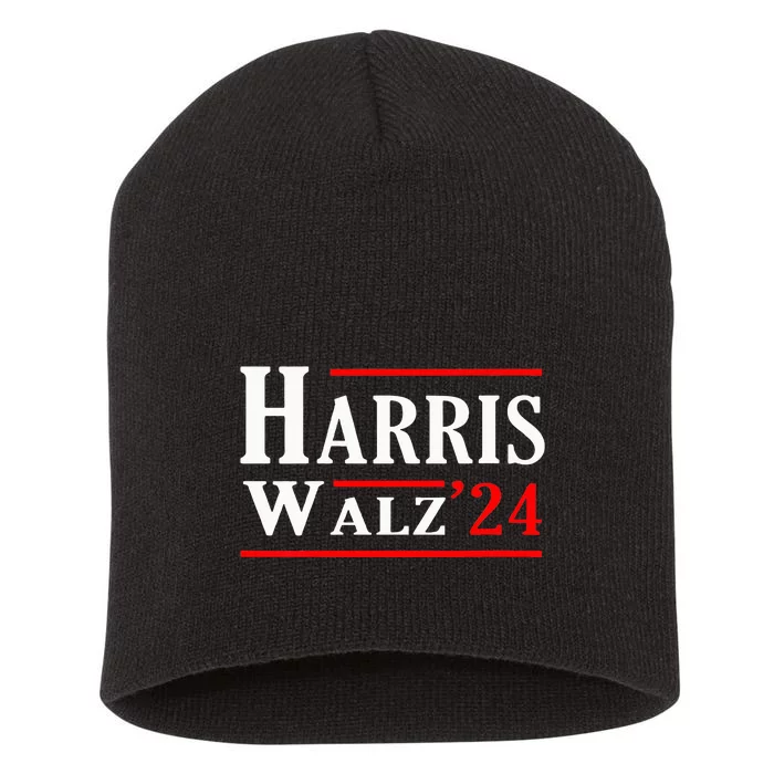 Kamala Harris Tim Walz 2024 Election Harris Walz 2024 Short Acrylic Beanie