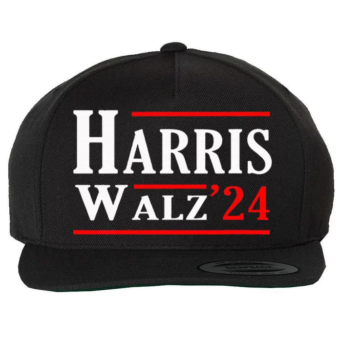 Kamala Harris Tim Walz 2024 Election Harris Walz 2024 Wool Snapback Cap