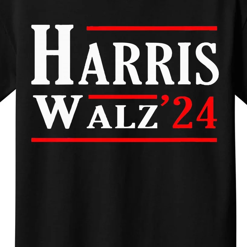 Kamala Harris Tim Walz 2024 Election Harris Walz 2024 Kids T-Shirt