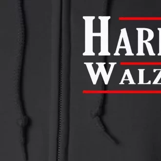 Kamala Harris Tim Walz 2024 Election Harris Walz 2024 Full Zip Hoodie