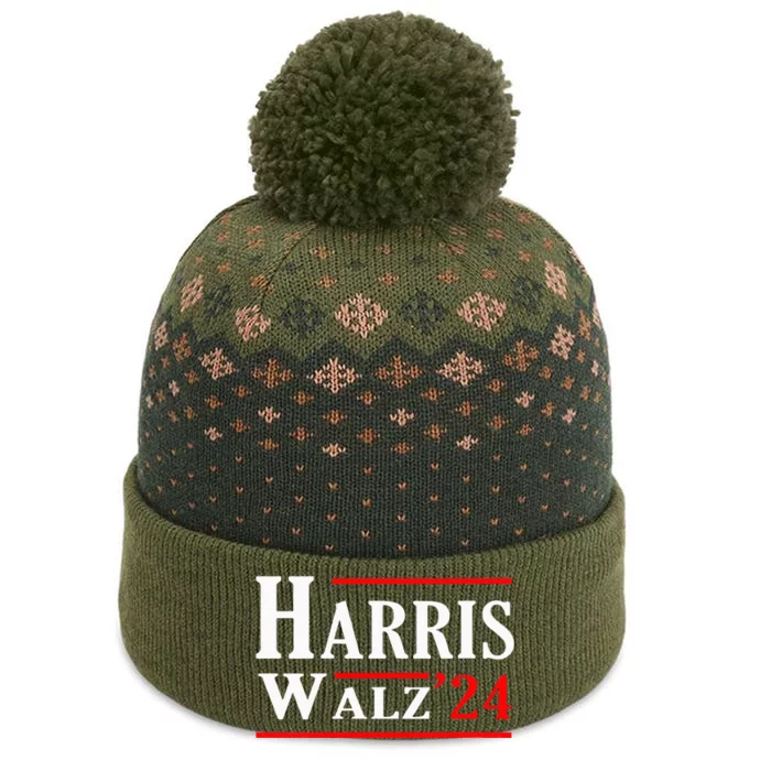 Kamala Harris Tim Walz 2024 Election Harris Walz 2024 The Baniff Cuffed Pom Beanie