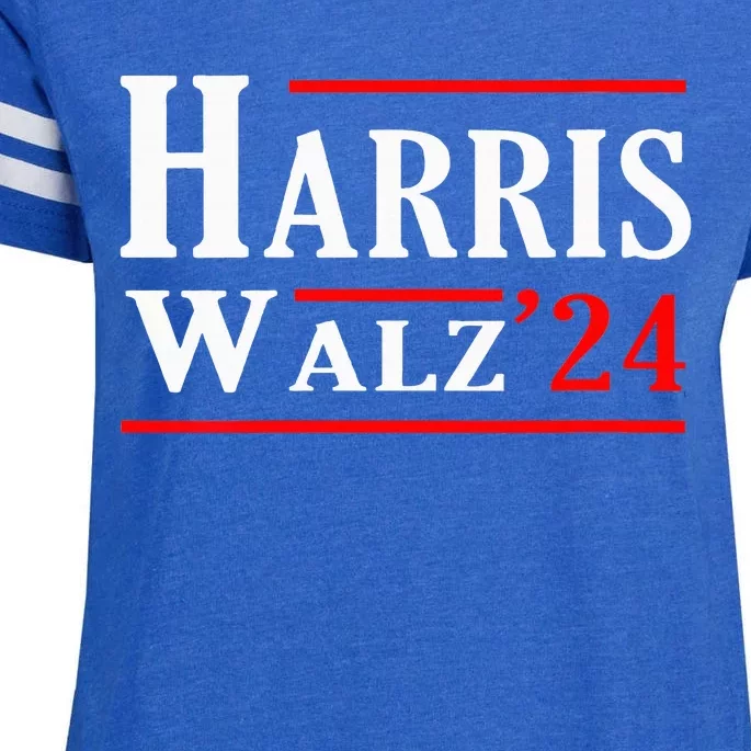 Kamala Harris Tim Walz 2024 Election Harris Walz 2024 Enza Ladies Jersey Football T-Shirt