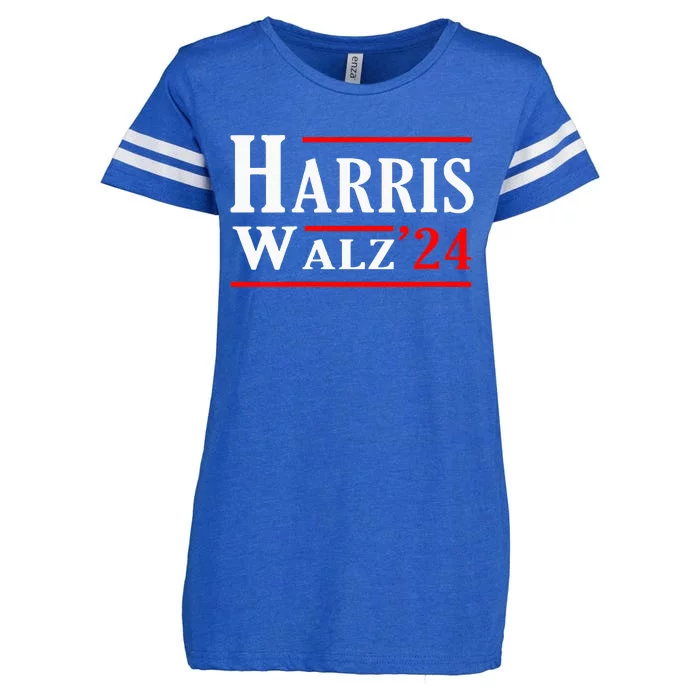 Kamala Harris Tim Walz 2024 Election Harris Walz 2024 Enza Ladies Jersey Football T-Shirt